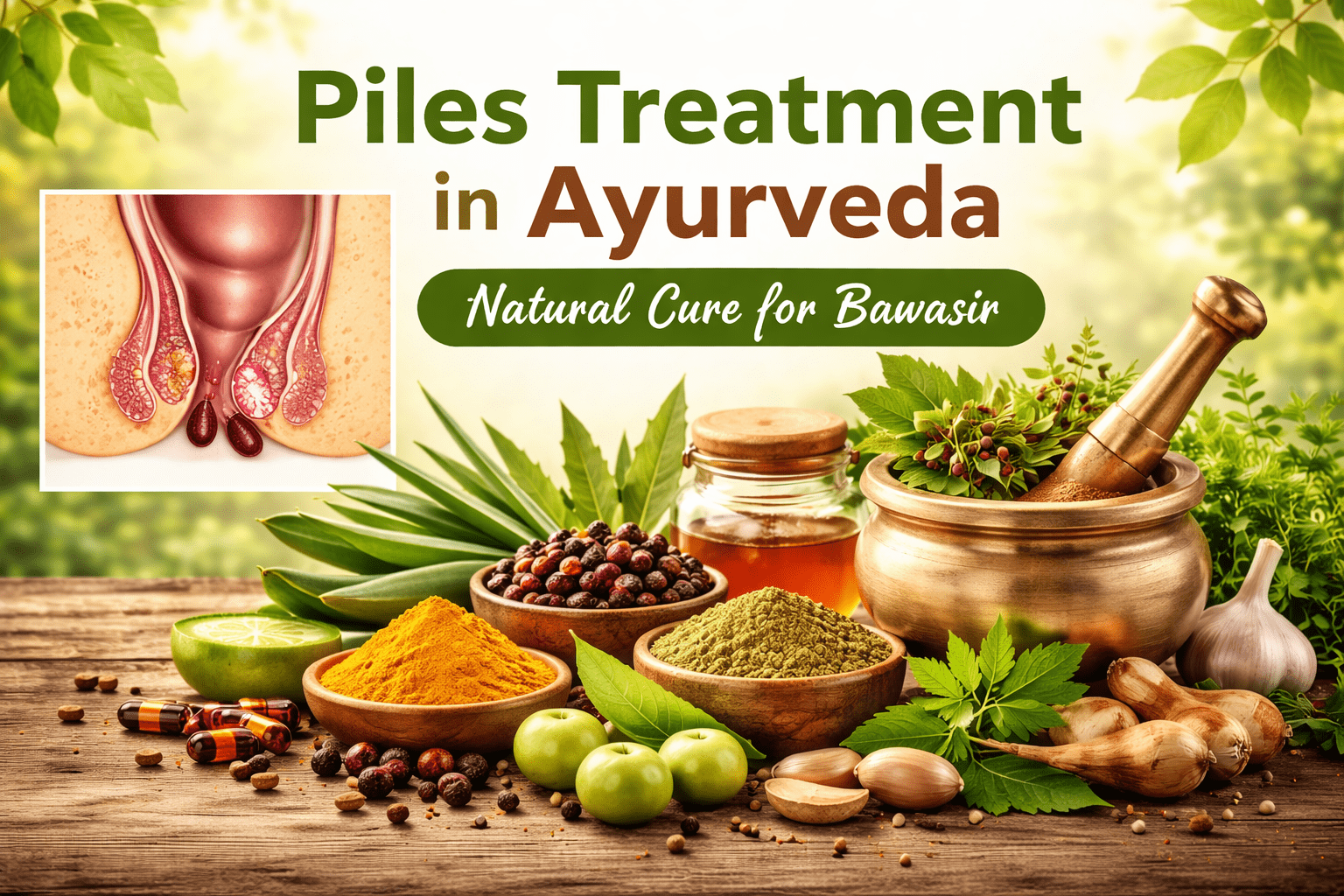 Piles Treatment in Ayurveda: Natural Ways to Cure Bawasir Permanently
